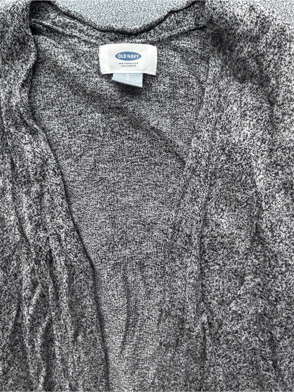 Old Navy Women's Heather Gray Open Cardigan